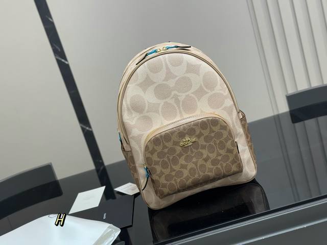 配盒 蔻驰双肩包 双拉链 双隔层！ 最经典实用的一款男士双肩包 强烈推荐 小长假需要一个它！ 搜索Coach 双肩包 吃不:32.41Cm