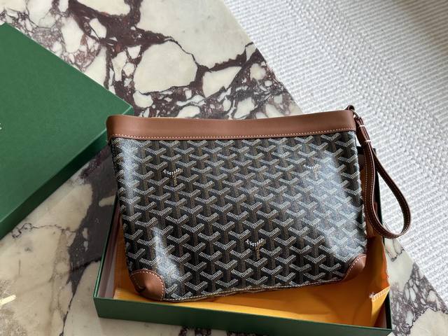 升级版 盒子包装 戈雅 Goyar洗漱包手拿包26 21Cm配盒子