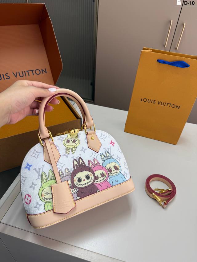 Lvlabubu联名贝壳包 很高级 可盐可甜 极致美感 绝美女孩就是你 D-10尺寸24×17折叠盒