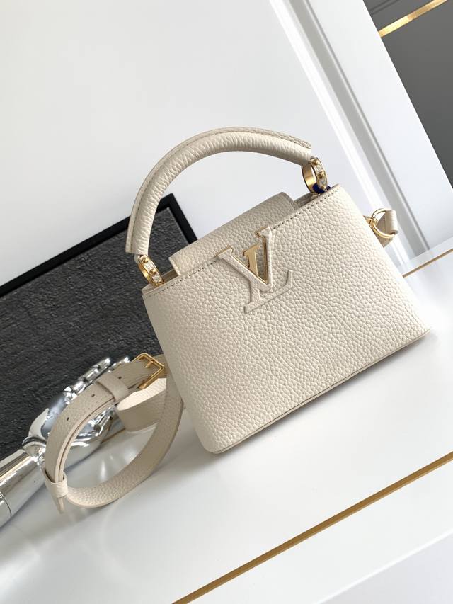 特级原厂 M24729 珍珠白 动态芯片版 皮料是意大利A级皮料是在于品质、五金、面料、手工、油边、A级出品 尺寸:21X14X8Cm