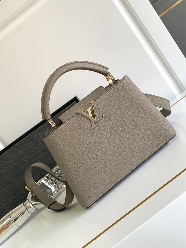 特级原厂 M24728 灰色 动态芯片版 皮料是意大利A级皮料是在于品质、五金、面料、手工、油边、A级出品 尺寸:27X18X9Cm