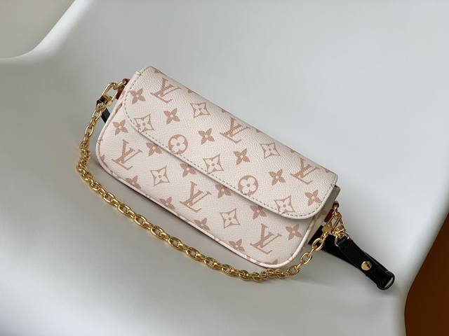 调价 顶级原单 变码芯片M83091白花 Wallet On Chain Ivy 手袋取材 Monogram 帆布，灵感源自 2000 年代的 Sac Reco