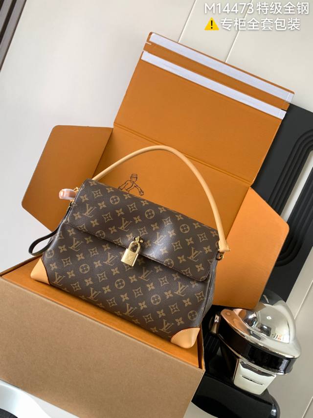正品级 独家首发型号:M14473 特级加强版 皮料是正品代工厂P意大利A级菱形皮料，专柜同步变码芯片，是在于品质、全钢五金、面料、手工、油边、A级高品质出品、
