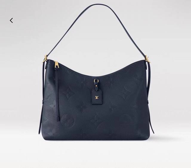 M46669深蓝M46289黑色 M46292杏色顶级原单 本款 Carryall 中号手袋取材 Monogram Empreinte 压纹皮革，以柔软质地贴合