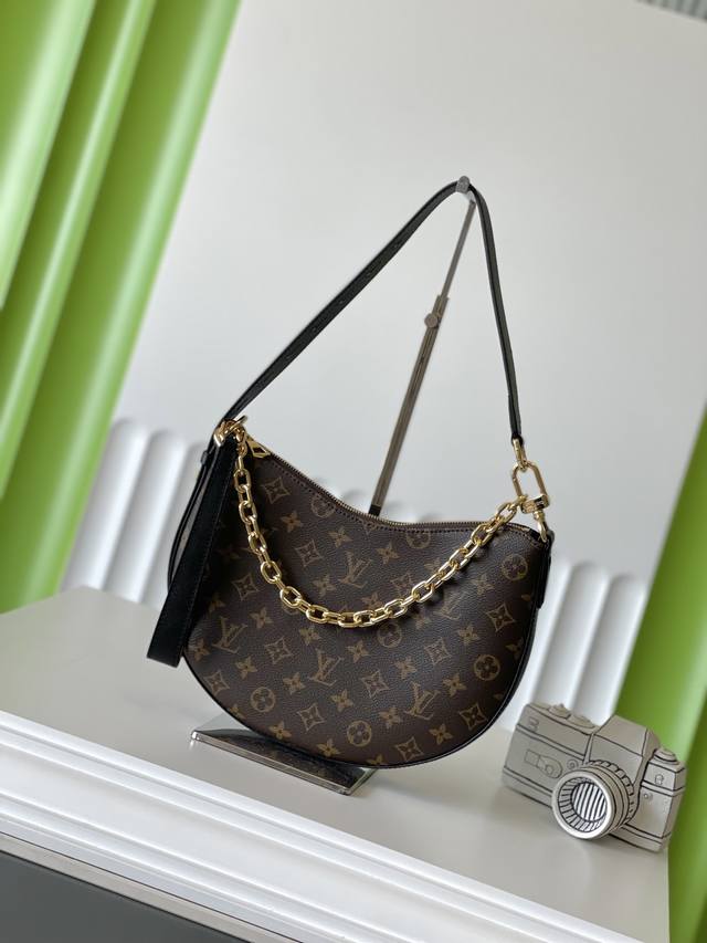 M15056 28.5×19×5Cookie Bb 老花链条包