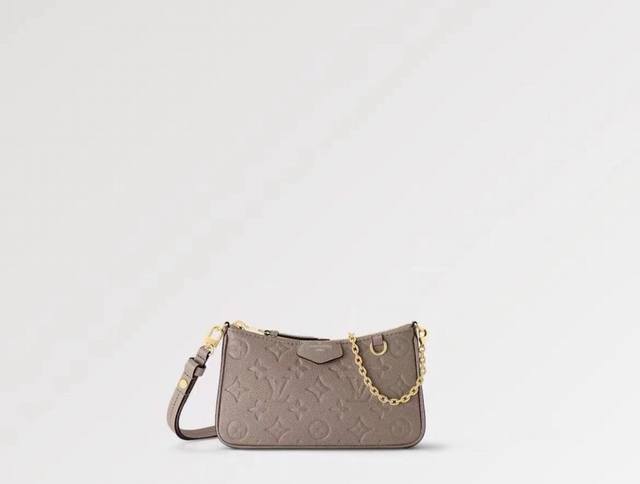 顶级原单，变码芯片 Easy Pouch 手袋 M13614 巧克力色 M82346粉色M81862灰色 M81066白色M80349黑色 M14421奶杏色E