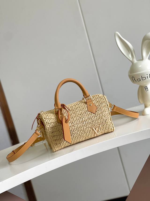 海原外单 独实家拍 半钢 Speedy 25 BandoulièRe 袋. 商品货号 M14456本款 Speedy 25 Bandouliere 手袋取材拉菲