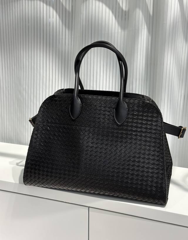 Tr The *Row Margaux 15同款 ～高定版进口小牛皮编织，皮质光泽感超好慵懒的时尚感，利落的走线，柔和的气质，简约的五金，组成了非常有腔调Mar