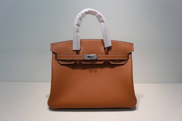 半手工全新特价 不退换 原价1690 现货 B 金棕色银扣皮铂金30Cm半手蜡线缝制德国原装进口杜克普机车法国蜜蜡线现货实拍 Bk30 内里山羊皮