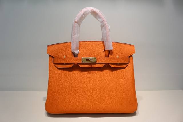 半手工全新特价 不退换 原价1690 现货 B 橙色金扣皮铂金30Cm半手蜡线缝制德国原装进口杜克普机车法国蜜蜡线现货实拍 Bk30 内里山羊皮