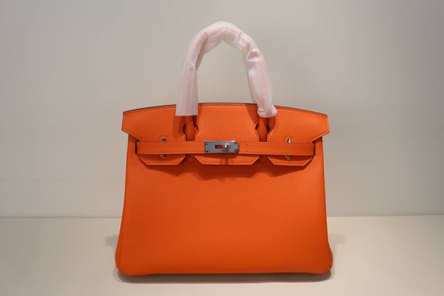 半手工全新特价 不退换 原价1690 现货 B 橙色银扣皮铂金30Cm半手蜡线缝制德国原装进口杜克普机车法国蜜蜡线现货实拍 Bk30 内里山羊皮