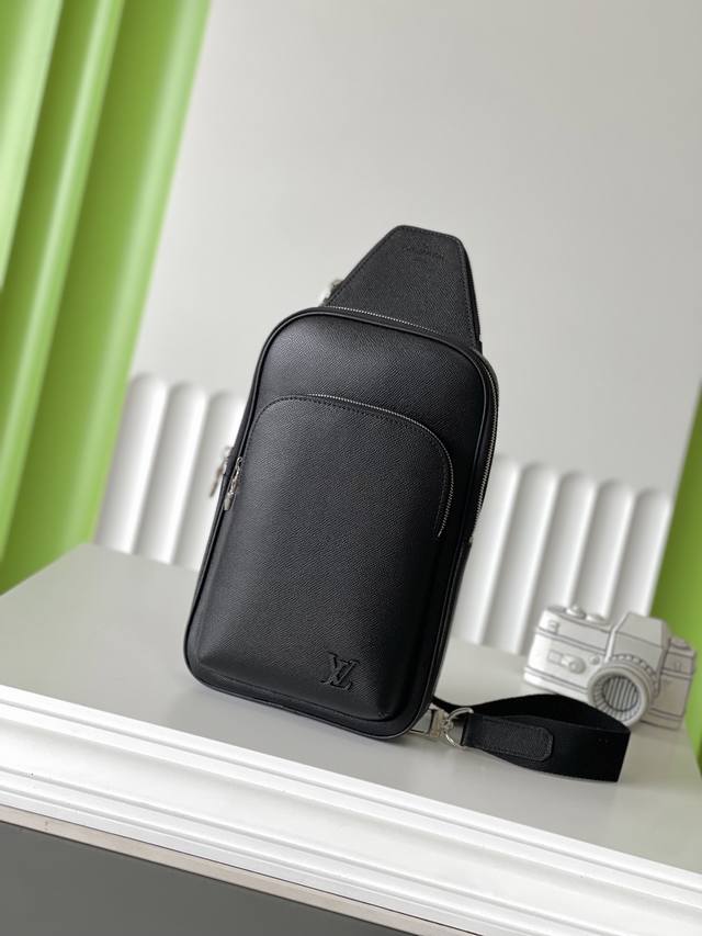 正品级 M30863 20×31×7Auenue Nm 全皮单肩胸包 顶级原单 变码芯片