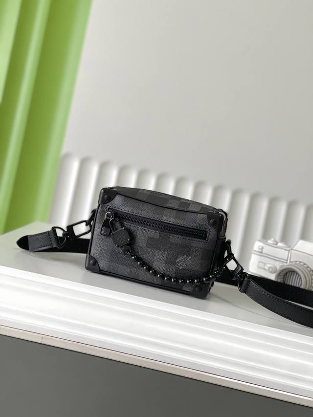 正品级 M14922 18.5×13×8Soft Trunk 链条盒子包顶级原单 变码芯片