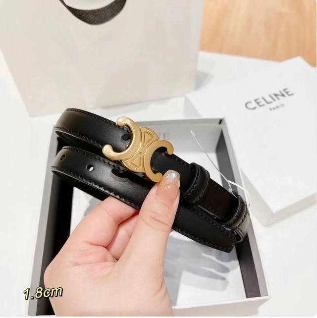 Celine1.8Cm女士腰带无法抵抗的Celine凯旋门皮带一眼心动超百搭再普通的裤子搭配也显得高级感满满