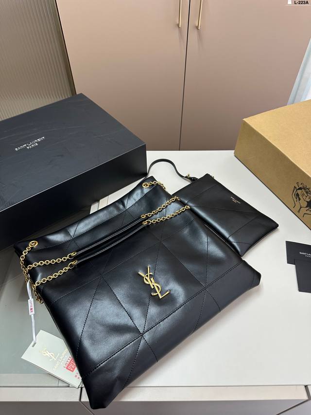 圣罗兰Ysl 垃圾袋 Tote包大Tote感觉太温柔了简直随意搭配都出彩L-223A尺寸34×32折叠盒飞机盒