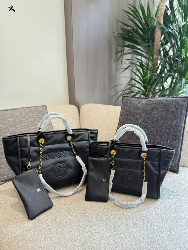 Chanel 购物袋大号38Cm小号33Cm