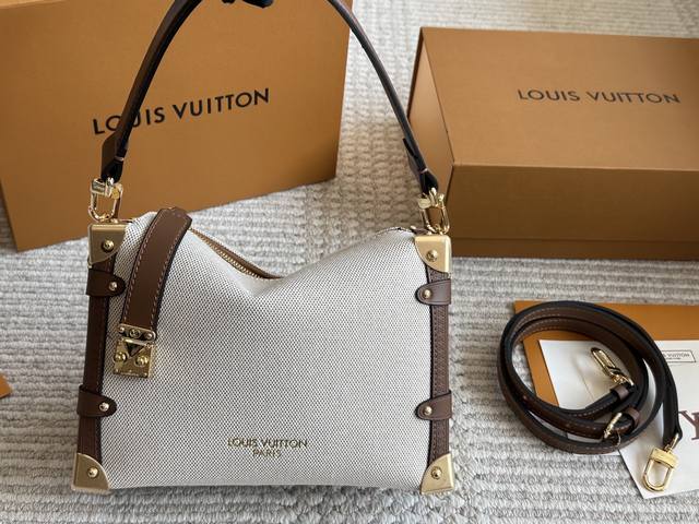 复刻版Size：23*16Cm超时空爆款Lv 25王炸新款包Trunk 谷爱凌 走秀小软箱S来了终于超级洋气 Upupup搜索Lv 软箱子 盒子 全套包装