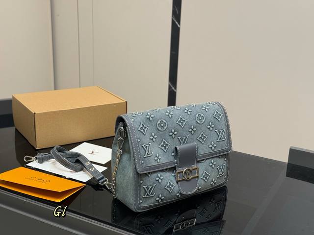 配折叠 高订版 Size：30.22Cm新款不多介绍啦 懂货的来 这个品质欢迎货比三家 Lv达芙妮 配长肩带此款对版细节高质量非市场普通货搜索 Lv 达芙妮