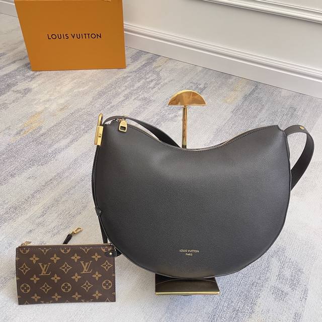 独家定制实拍动态163C01芯片 顶级原单加强版 M14417黑色 M14642棕色 M14635杏色路易威登推出 Low Key Cookie 中号手袋，以典