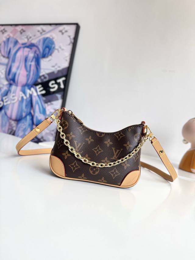 163C动态芯片配专柜包装』 海外原单M25519独家实拍！本款 Nano Boulogne 手袋以经典 Monogram 帆布致意品牌传承，再借撞色皮革饰边点