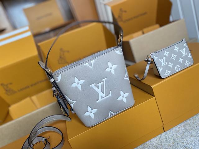 顶级原单 M13045 咖色支持Nxp芯片感应 动态芯片M14356 粉色 M13480 黑色 本款 All In Bb 手袋以 Monogram Emprei