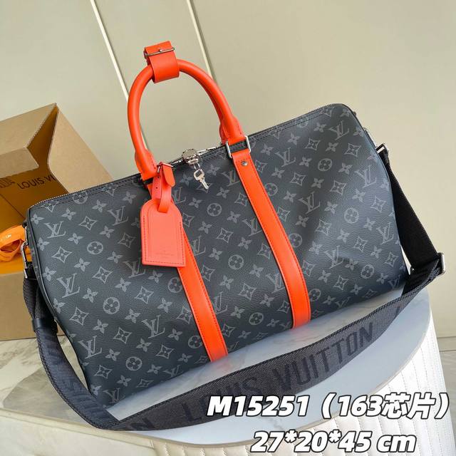 163C01芯片版 内部价P 45Cm 款号: M15251 橙色 原单加强版 独家实拍背景图 本款 Keepall BandoulièRe 45 旅行袋取材 163C01芯片版 内部价P 45Cm 款号: M15251 橙色 原单加强版 独家实拍背景图 本款 Keepall BandoulièRe 45 旅行袋取材
