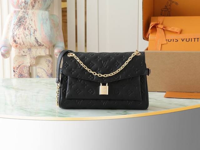 顶级原单 独家实拍 M14604黑色 全皮压花链条包 当季新款 Anytime Flap Bag 手袋 本款 Anytime Flap Bag 手袋取材 Mon