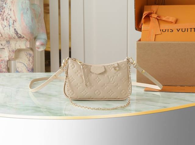 顶级原单 独家实拍 M14421沙色 全皮链条麻将包 Easy Pouch 手袋 M80349 M82346 本款 Easy Pouch 手袋出自 Lv Gra