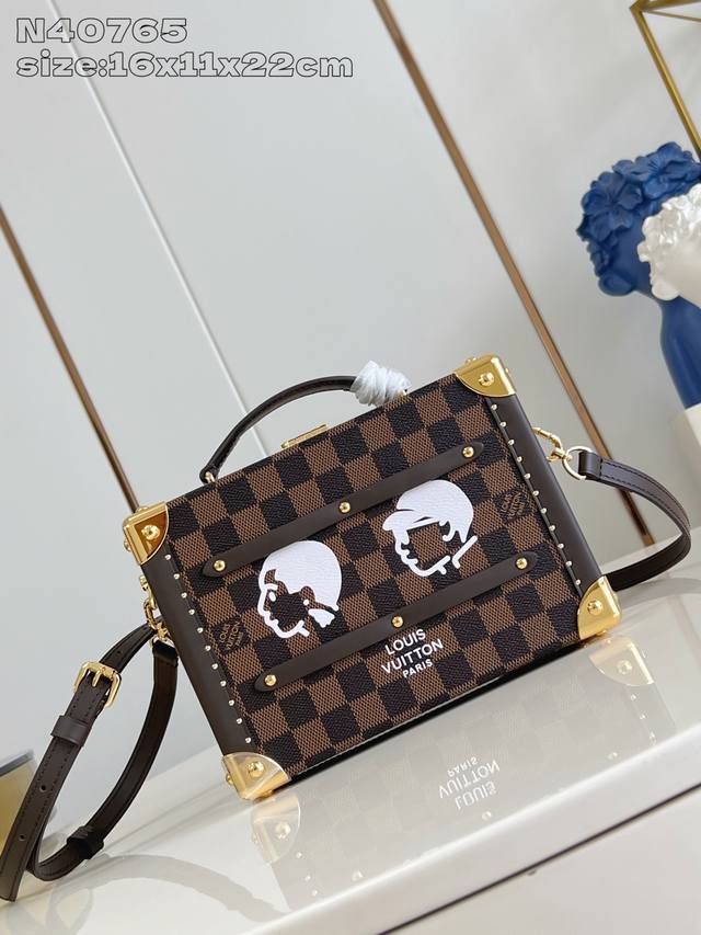 顶级原单 独家实拍 N40765 Sawagani Trunk 手袋取材 Damier Phriendship 帆布，致敬 Pharrell Williams