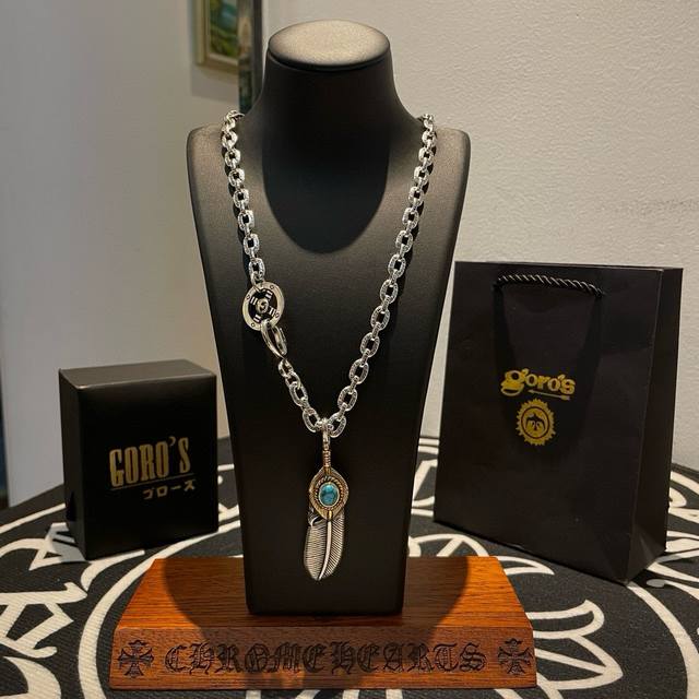 新品上架 Goro’S高桥吾郎松石羽毛吊坠,高桥经典环扣字母项链,顶级版本,认准独家拍摄,主攻高端市场 ,快手 Ins 小红书热门款,绝对区别普通版本!图片产品 新品上架 Goro’S高桥吾郎松石羽毛吊坠,高桥经典环扣字母项链,顶级版本,认准独家拍摄,主攻高端市场 ,快手 Ins 小红书热门款,绝对区别普通版本!图片产品