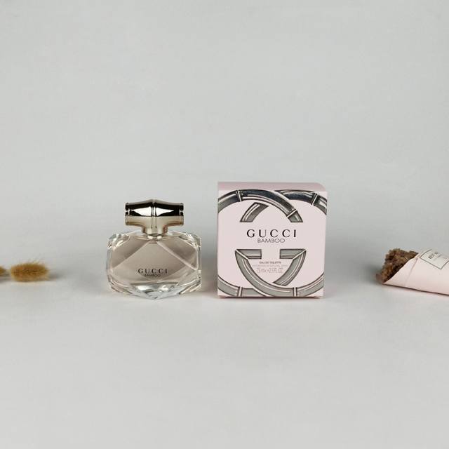 原单品质 实拍 Gucci Bamboo古驰竹韵力魅女士香水Edt竹节竹女子士香水75Ml 香调：花香调 前调：香柠檬 橘子 梨 橙花 中调：百合 依兰 茉莉