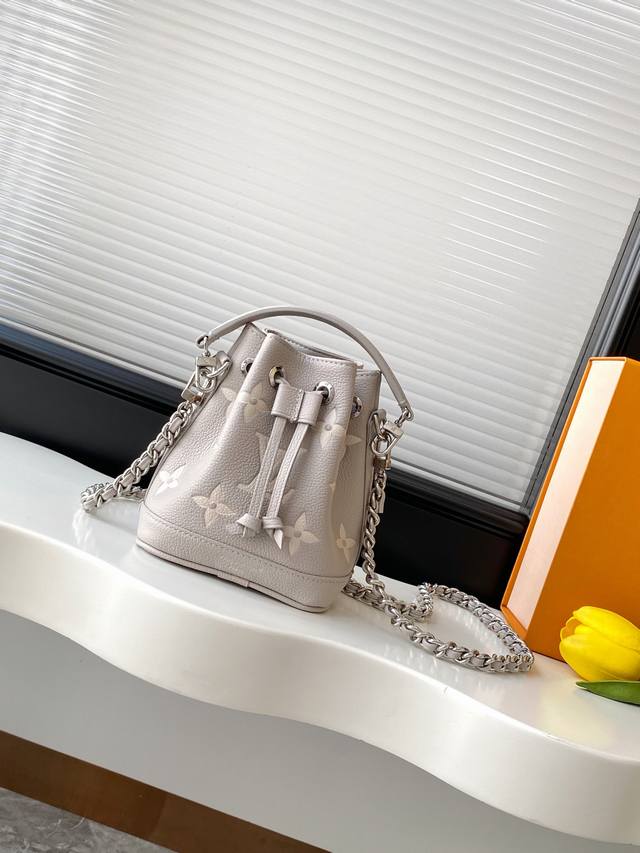 动态163C芯片 顶级原单加强版 M46291杏印 M46291黑印 M14224芋泥紫 本款 Nano Noé 手袋为 Monogram Empreinte