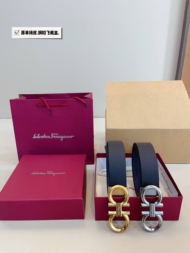 精美礼盒包装 送男友 送父亲 送给自己 首选 实在太高级啦 高版本皮带腰带[ 牛皮皮带～热门款 皮带里面最火的版本啦～质量很好 全套包装！五金绝对不褪色 皮带头