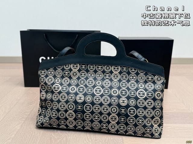 Chanel 香奈儿 中古菱格腋下包 独特的艺术气息 颜值高 集美必入 尺寸45 25