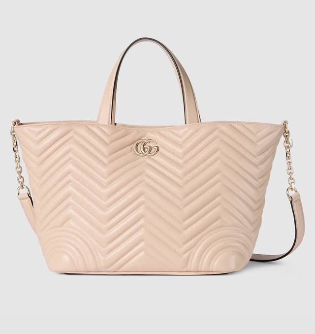 Gucci新款专柜品质，顶级原单货，实物实拍！款号:847387粉皮尺寸：下宽28上宽39X高24X侧宽16Cm，出货啦！