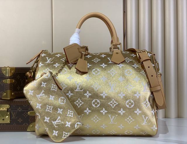 Speedy P10 BandoulièRe40手袋 M24417绿色 M24418蓝色 M24419黄色 M24420红色 M24422棕色 M24421橙色