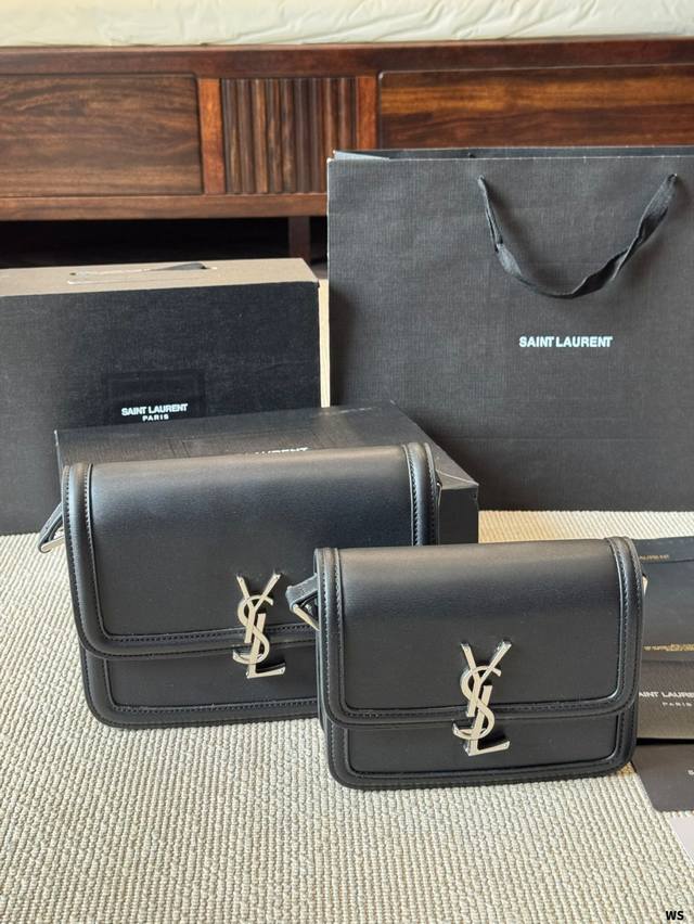 牛皮版本 Ysl 圣罗兰｜Solferino豆腐包 It Bag_必火爆款， Ysl Solferino 手感及皮面的柔韧度都非常好！ 全新设计的“L”字母上下