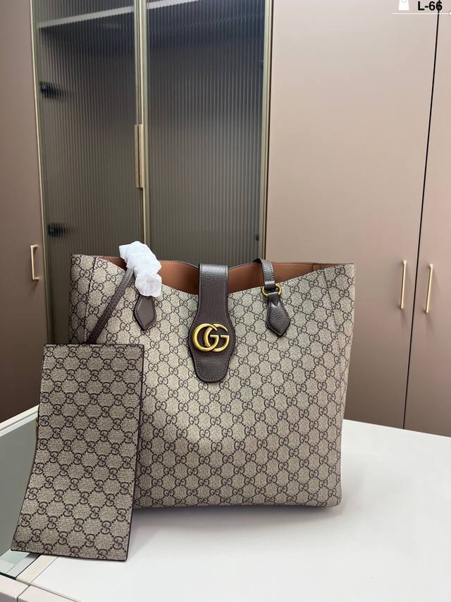 Gucci酷奇托特包购物袋 满足日常所有需要 出门旅行非常方便 L-66尺寸34×33