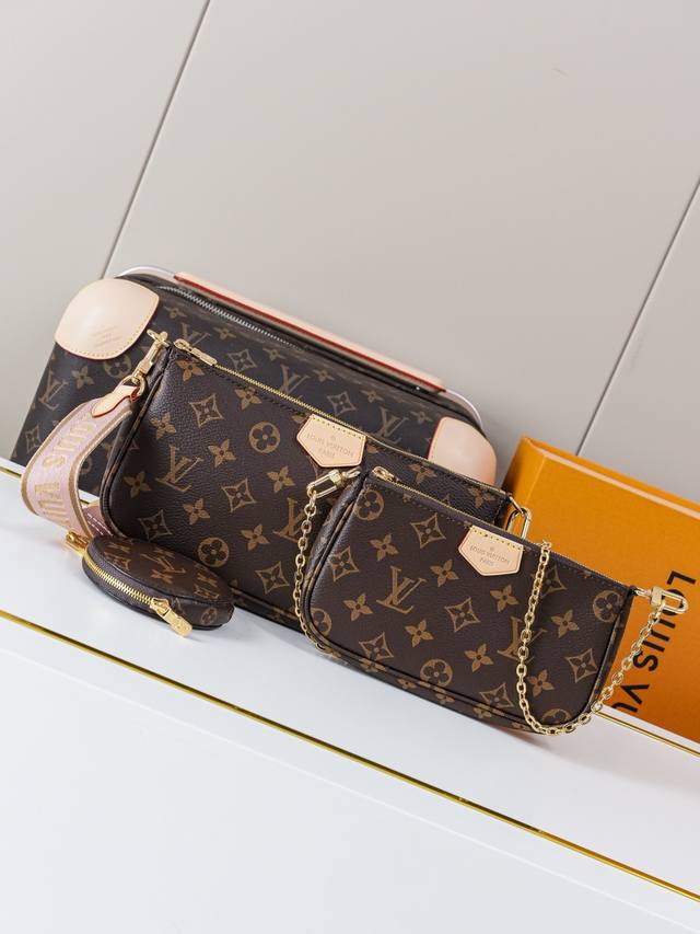 动态163C01芯片 M44840粉 顶级原单 独家背景实拍 本款 Multi Pochette Accessoires 手袋集 Pochette Access