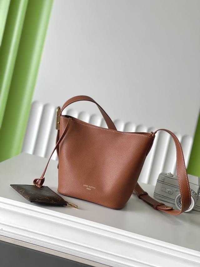 正品级 M14416 18×16×12 All In Bb 全皮水桶包 顶级原单 变码芯片