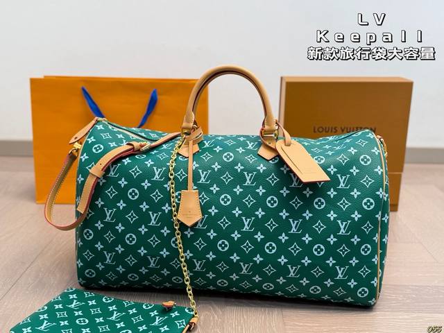 Lvkeepall 新款旅行袋大容量 度假旅行必备 时尚达人必备单品之一 实物绝对惊艳到你 尺寸50 29