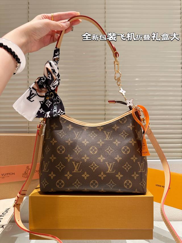 牛皮版本 Louis Vuitton ｜流浪包 经典的月亮包，比腋下包容量要大一点 尺寸28 25Cm