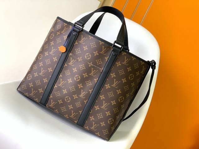 163C01 芯片 M45734 顶级原单 独家实拍Week-End Tote 手袋回望经典 Week-End 手袋设计，以 Monogram Macassar