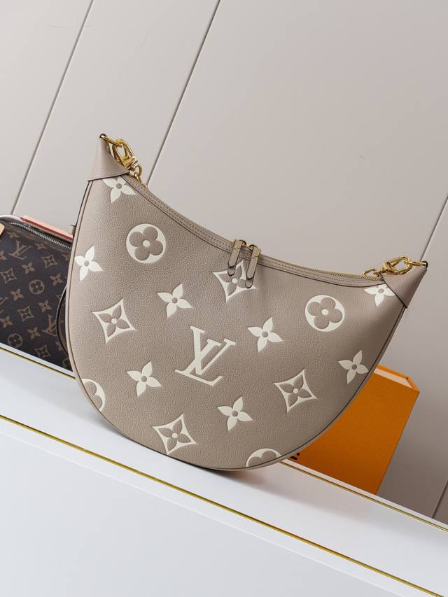 动态163C01芯片 M46738大象灰 顶级原单 独家背景实拍 本款 Loop Hobo 手袋选用柔软 Monogram Empreinte 皮革塑造贴合身形