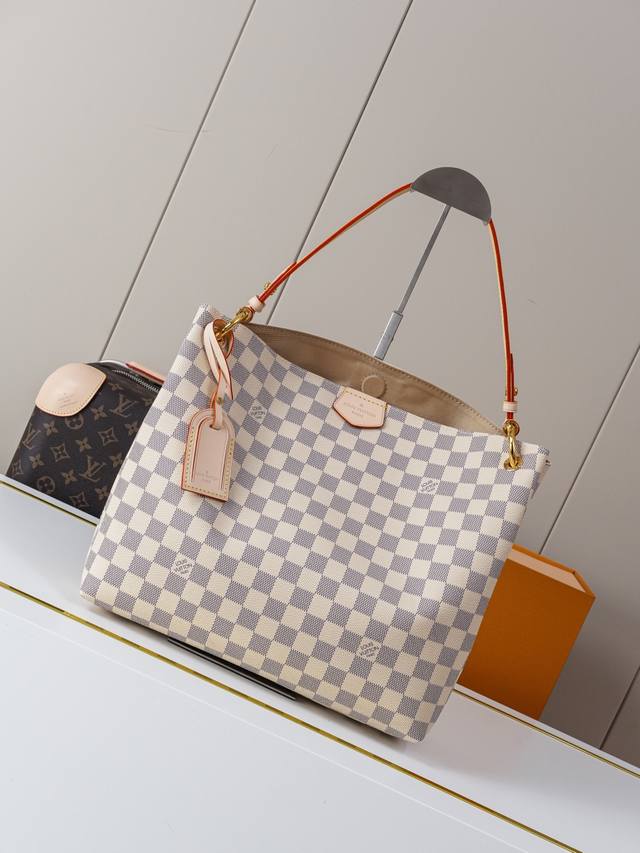 动态163C01芯片 N42232白格杏小号顶级原单 M43701白格杏 独家背景实拍 经典 Monogram帆布的Graceful pm 流浪汉是一个轻便、宽