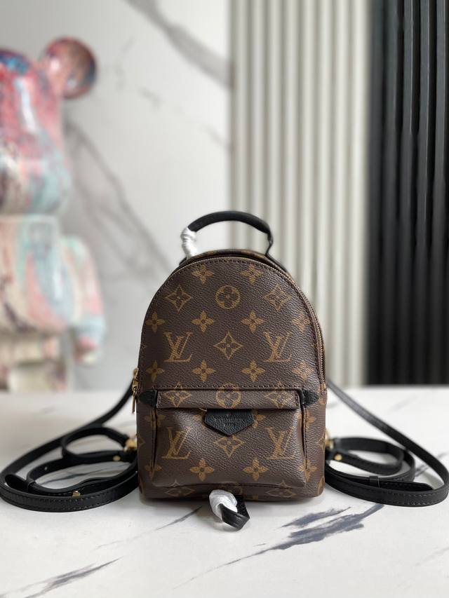 出厂价p 顶级原单 独家实拍 新版本 品质型号：M44873 Mini 背包 Monogram Backpack Mini 双肩包彩色花Nicolas Ghes