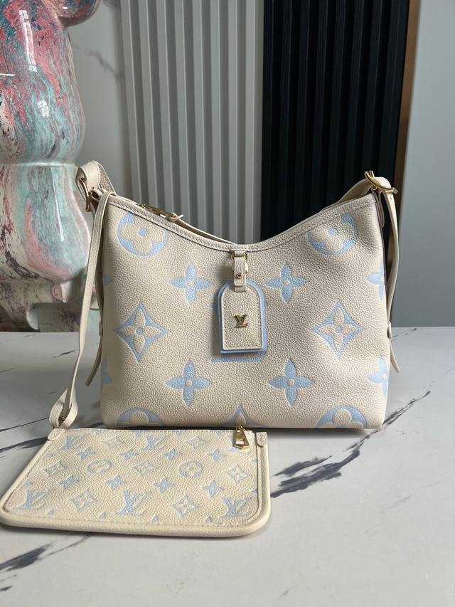 出厂价p 顶级原单 独家实拍 M46288米白印蓝 全皮单肩购物袋系列 Carryall 小号手袋-Lv Milky Way M46288 白色 粉色 丝印 小