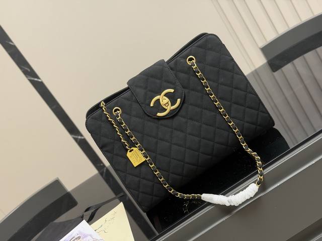 无盒 尺寸：35.25Cm 香奈儿 托特包 安排！安排！ 今年出的这个可太好看了 水洗做旧款更加有高级感