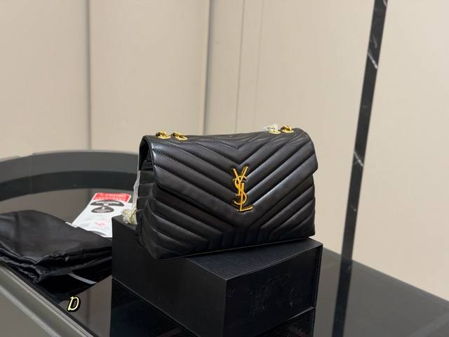 大号配盒 Size：28.18Cm Ysl Loulou puffer 圣罗兰软乎乎