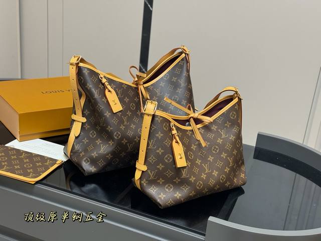 配折叠盒飞机盒 升级版 Size： 29*25Cm 中 40*32Cm 大 Lv 最强者Carryall， 可爱休闲都Ok哈 Carryall是真的强！ 内附一